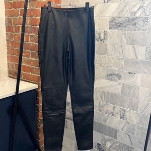 H&M size 6 leather leggings